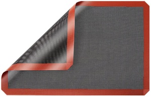 40x30cm 18 Eclairs Marron Feuille <span class=keywords><strong>de</strong></span> <span class=keywords><strong>cuisson</strong></span> en silicone antiadhésive <span class=keywords><strong>Tapis</strong></span> <span class=keywords><strong>micro</strong></span>-<span class=keywords><strong>perforé</strong></span> pour la fabrication <span class=keywords><strong>de</strong></span> macarons et <span class=keywords><strong>de</strong></span> biscuits Outils <span class=keywords><strong>de</strong></span> pâtisserie - Product Image 5