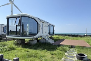 Maison conteneur mobile de <span class=keywords><strong>luxe</strong></span>, capsule spatiale préfabriquée en acier CCS, garantie 2 ans, design moderne pour hôtels et propriétés privées - Product Image 2