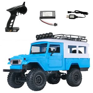 <span class=keywords><strong>MN</strong></span> Model MN40 Coches Deportivos RC de Alta Velocidad 2.4G Eléctricos Proporcionales FJ <span class=keywords><strong>D90</strong></span> Camioneta Juguete para Niños con Luces y Piezas de Aleación Metálica 4x4 - Product Image 4