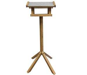 FSC y SEDEX 4P auditado madera de cedro madera de pino aves silvestres alimentador de mesa con soporte - Product Image 2