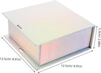 Boîte de rangement pour bijoux en plastique personnalisée avec des matériaux recyclés pour colliers, bracelets, bagues, petits tiroirs, cadeau, voyage, présentation