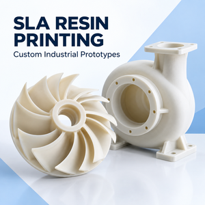 Prototypes en résine SLA imprimés en 3D - Services de prototypage sur mesure avec une précision de 0,01 mm, finition de surface Ra 6,3-12,5 µm - Support Chine - Product Image 5