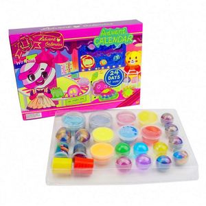TOYSRUNNER 24 Colors Clay & Plastic DIY Kit <b>Slime</b> Eco-friendly Kids Poopsie Surprise Unicorn Set Filler Clear Accessories - Product Image 3