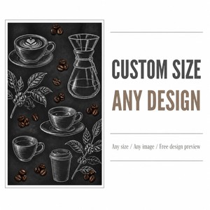 Carta da Parati Artistica Personalizzata Effetto <span class=keywords><strong>Lavagna</strong></span> per Caffè, Ristoranti e Cucine - Murale su Tela a Olio <span class=keywords><strong>con</strong></span> Portafiltro e Chemex - Product Image 3