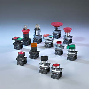 Interruptor de botón de parada de emergencia de seta XB4 de 22mm con interruptores de botón de alimentación de llave 1NC 1NO interruptor de inicio - Product Image 4