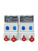Caja de Conexión Industrial Portátil IP67 Impermeable 16A 32A CEE/IEC, Caja de Distribución de Energía para Obras de Construcción en Exteriores