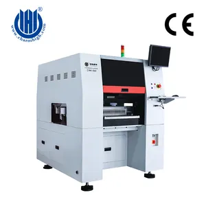 Máquina de picareta e colocação Charmhigh melhor linha de produção automática de led smd smt pcb 0201 chm-860 6 cabeças