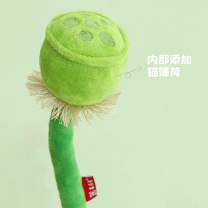 Nieuw Creatief Kattenspeelgoed Groot Lotuszaad Knuffel Binnen Bel En Kattenkruid Voor Katten En Kitten Kauwspeelgoed Voor Huisdieren - Product Image 2