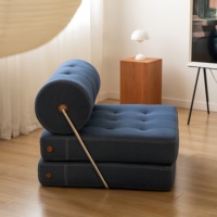 Lit en tissu paresseux avec nouveau design extensible et rembourré pour salon chambre balcon pour villas