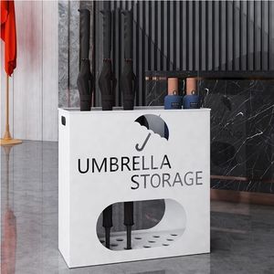 <span class=keywords><strong>Portaombrelli</strong></span> <span class=keywords><strong>bianco</strong></span> su misura 41x12x35cm per ingresso in metallo <span class=keywords><strong>portaombrelli</strong></span> per bastone da passeggio bastoncino da sci - Product Image 4