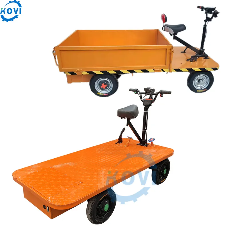 منصة عربة قابلة للطي عربة دراجة ثلاثية العجلات كهربائية لنقل البضائع عربة اليد