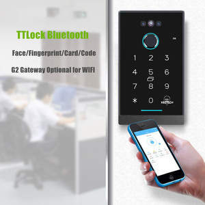 Ttlock biometrik, pengenalan wajah sidik jari, ponsel pintar <span class=keywords><strong>bluetooth</strong></span> aplikasi sistem kontrol akses jarak jauh produk akses pintu - Product Image 6