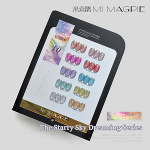 Vernis brillant AILANUO – Couleurs fluorescentes tendance été – Marque privée – Gel UV super flash néon réfléchissant effet disco - Product Image 6