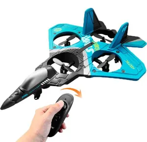 Avião de brinquedo v17 jet ucak, brinquedo pequeno voador aviador com jato aero maquete