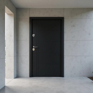 Porte de sécurité en acier laminé à froid, insonorisée, anti-effraction, pour usage extérieur, simple ou double. - Product Image 1