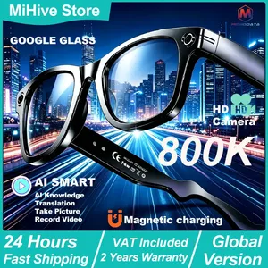 Lunettes Intelligentes M01SPro AI pour la Photographie 800W Bluetooth, Volume Réglable Coulissant, Traduction, Photographie Intelligente - Product Image 1