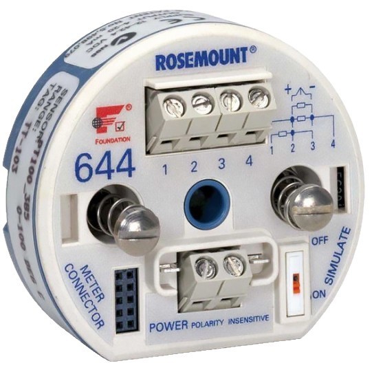 For 644HA Foundation Fieldbus Temperature Transmitter Universal RTD Thermocouple Signal with 4-20mA+HART Output IP56
