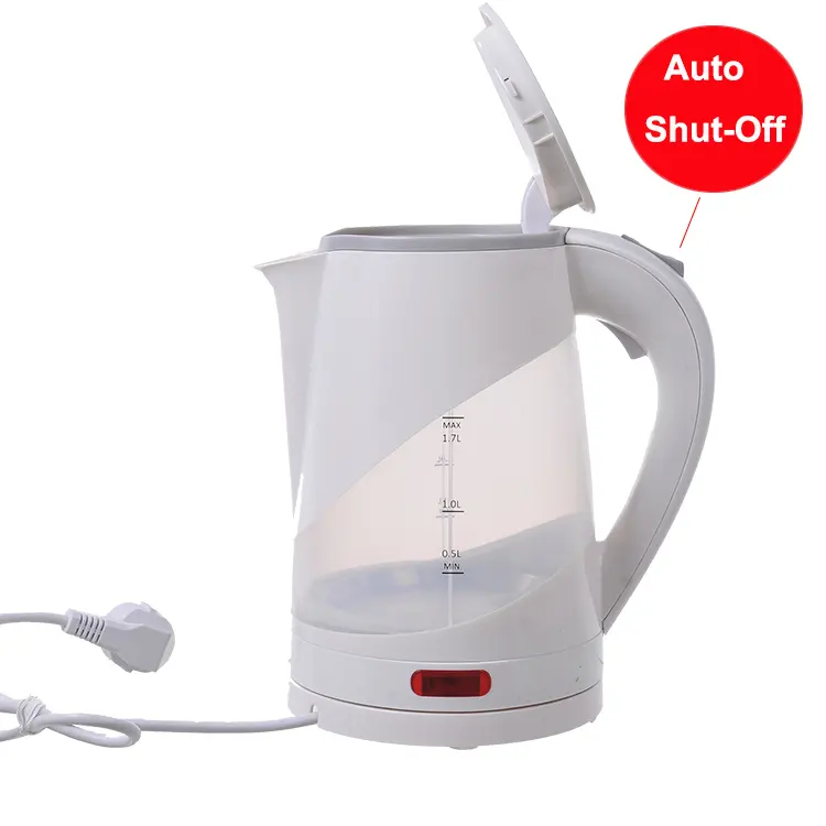 Durable Food Grade Sterilzing Funtion Stainless Steel Inner Travel Electric Kettle With 360-Degree Rotational Base