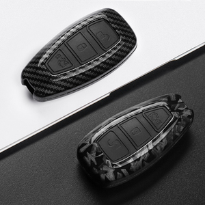Étui pour clé de voiture en fibre de carbone pour Ford Kuga Focus 3 4 Fiesta Fusion <span class=keywords><strong>Puma</strong></span> Mondeo MK3 MK4 ST Line Ecosport Edge Escape Accessoires de voiture - Product Image 1