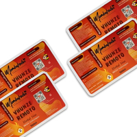 Autocollant adhésif rectangulaire personnalisé, étiquette en papier synthétique PP imperméable pour produits alimentaires