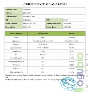 <span class=keywords><strong>Aspartame</strong></span> en poudre de qualité alimentaire, substitut de <span class=keywords><strong>sucre</strong></span> faible en calories, édulcorant pour la pâtisserie et les boissons - Product Image 2