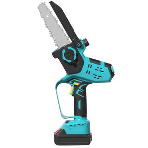 Motosierra Eléctrica a Batería de 1000W con Barra Guía de 6/8 Pulgadas, Motosierra de Poste para Bricolaje con Corte de Alta Velocidad, Sierra Manual para Madera - Product Image 5