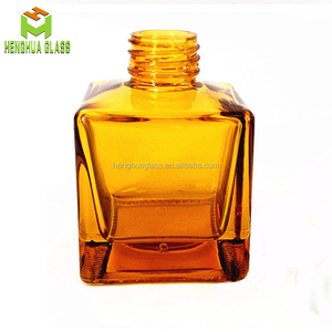 Chai Thủy Tinh Khuếch Tán Sậy Hổ Phách Màu Tùy Chỉnh 5Oz Chai Thủy Tinh Hương Liệu Hình Vuông <span class=keywords><strong>150Ml</strong></span> 155Ml Có Nắp Vặn - Product Image 4