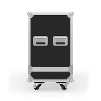 Flight case industriel personnalisé, multifonctionnel, pour le transport d'équipements spéciaux, avec mousse antichoc, flight case pour haut-parleurs