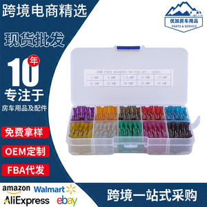 ชุดคลิปฟิวส์รถยนต์ 100 ชิ้น ฟิวส์แบบตลับ A1956 สำหรับใช้ในยานยนต์ - Product Image 5