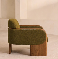 Chaise de luxe américaine pour salon moderne Mobilier rétro pour la maison Canapé simple Chaise canapé