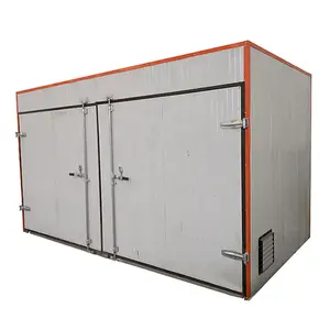 4x2x2m không khí nóng khô lớn container cửa gỗ chế biến gỗ Máy sấy gỗ hồng mộc lò sấy gỗ máy sấy gỗ