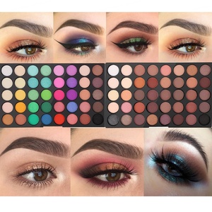 Palette de fards à paupières minéraux 40 couleurs, imperméable, pailleté, mat, poudre scintillante, maquillage pour les yeux pour femmes - Product Image 3