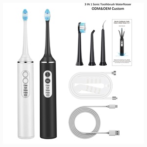 Cepillo de Dientes Eléctrico Sónico Inteligente de Viaje Personalizado de Fábrica, 4 Modos de Limpieza, Recargable, IPX7, Suave, Blanqueador, para el Hogar - Product Image 3