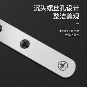 Soporte de Estante en Forma de L Reforzado, Conector de Acero Inoxidable de 90 Grados, Soporte Triangular de Hierro - Product Image 6