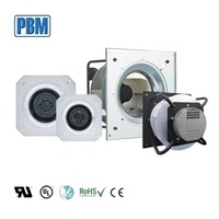 Ventilateur centrifuge sur pied à haute pression IP55 avec impeller en acier inoxydable de 250 mm, moteur 72, garantie 5 ans, certifié FFU