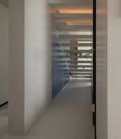 VIKO 2023 Moderne Intérieur Maison Marbre Boîte Escalier Suspendu Verre Bleu Escalier Flottant