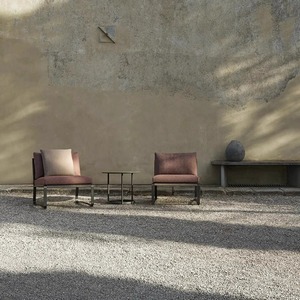 Conjunto de sofás de jardín para exteriores con estructura de aluminio, impermeable, diseño moderno minimalista en forma de L para patio o balcón. - Product Image 3