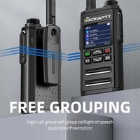 Radio talkie-walkie 4G GaodaPTT K6 LTE POC avec écran de 1,77 pouce, charge Type C, portée illimitée, interphone mondial, radio portable Gxin