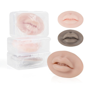 Avec boîte d'alimentation de Microblading OEM de haute qualité, <span class=keywords><strong>l</strong></span>èvres de peau d'entraînement en Silicone 5D pour la formation de tatouage de maquillage Permanent - Product Image 3