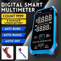 Multimeter Digital Pintar Fnirsi S1 10000 Counts dengan Layar Berwarna, Pengukur Tegangan AC DC/Resistansi/Kapasitansi/Dioda/NCV/Tester DMT-99