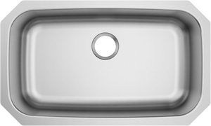 <span class=keywords><strong>Fregadero</strong></span> de Cocina Rectangular de Acero Inoxidable de <span class=keywords><strong>30</strong></span> Pulgadas, Calibre 18, de Una Sola Cubeta, para Instalar Bajo Encimera, <span class=keywords><strong>Profundidad</strong></span> de 9 Pulgadas - Product Image 3