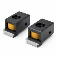 Pièces usinées de précision en aluminium 7075, production à faible volume, électro-polies pour rouleaux de convoyeur, logo personnalisé