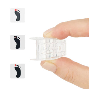 Séparateur d'orteils magnétique en plastique transparent, orthèse ajustable pour l'alignement des orteils et le soulagement du confort - Product Image 5
