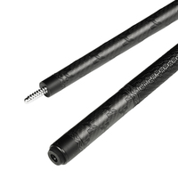 TAVON Vente en gros de queues de billard radiales personnalisées de haute qualité, 100% fibre de carbone, texture 3K, enveloppe en cuir véritable, pour snooker professionnel