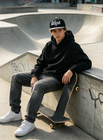 Gorra de Alta Calidad de Algodón para Exteriores con Visera Plana y Cierre a Presión, con Logotipo Personalizado y Talla Ajustable