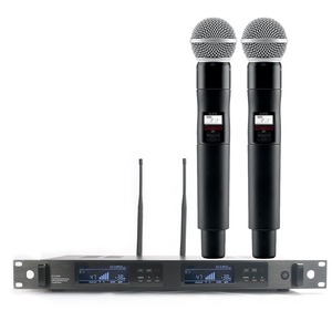 Profesional True Diversity Dual Channel <span class=keywords><strong>QLXD24</strong></span> QLXD4 Micrófono vocal BETA87 Micrófono inalámbrico - Product Image 6