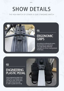 Vente de Cheernin : Rameur à air commercial robuste avec cadre en acier de 53 kg et résistance au vent - Product Image 6