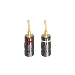 Connecteurs de câble de haut-parleur en laiton usinés CNC sur mesure, service d'usinage CNC de haute précision pour équipements audio - Product Image 3