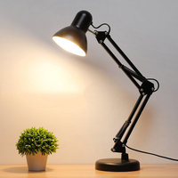 Lampe de bureau LED portable en plastique, électrique, contrôlée par application, avec pince réglable, bras articulé, pour étude, lecture en dortoir et usage domestique