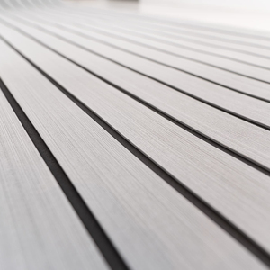 Plancher de bateau moderne en <span class=keywords><strong>mousse</strong></span> EVA bleue, revêtement synthétique imperméable imitation teck pour yacht marin extérieur - Product Image 1